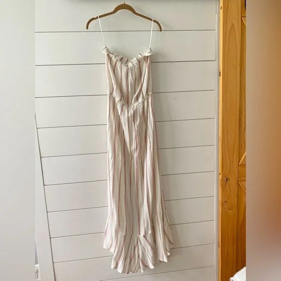 Elan International Strapless Stripe Maxi Cover-Up Dress - Picture 13 of 13